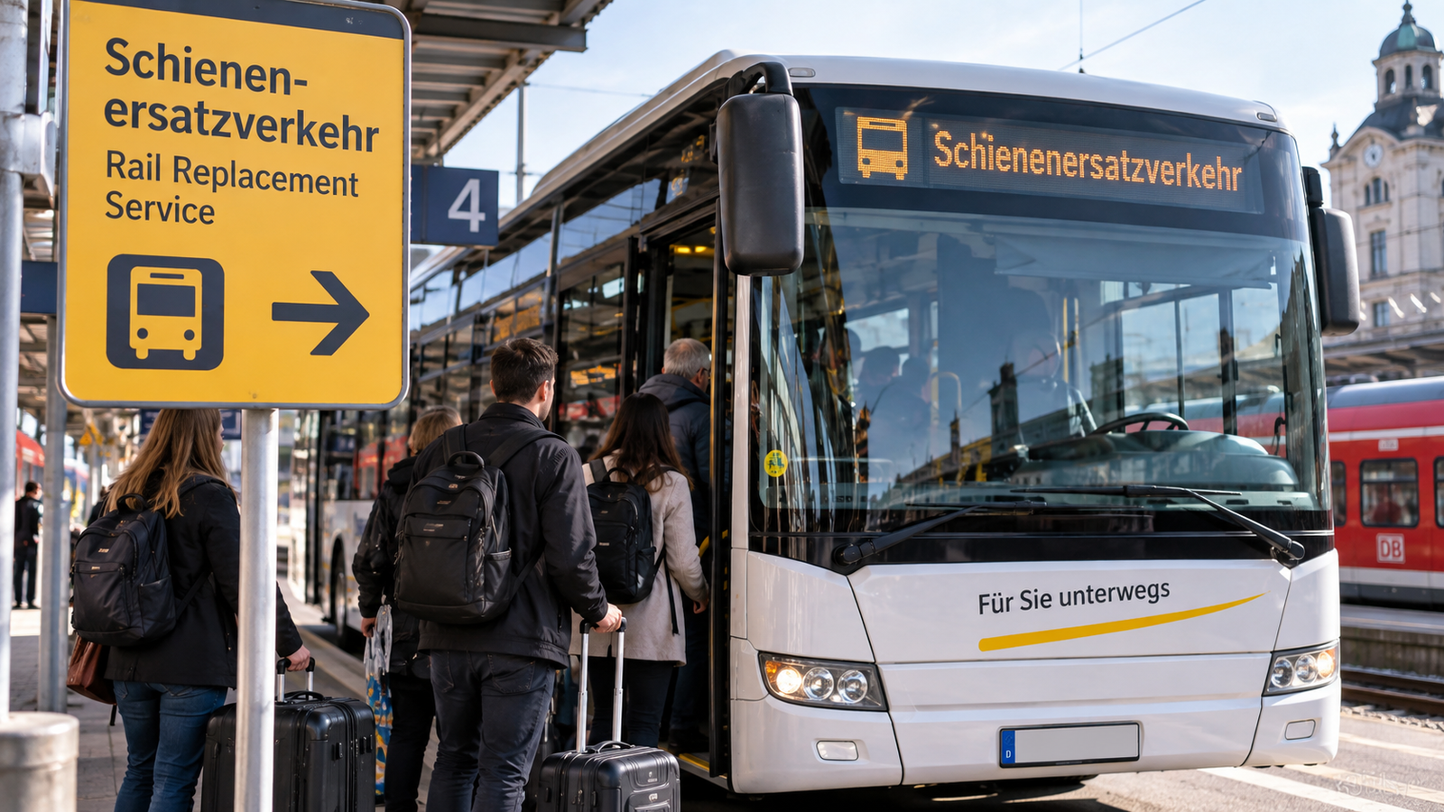 Schienenersatzverkehr: Bedeutung, Ablauf und wichtige Tipps