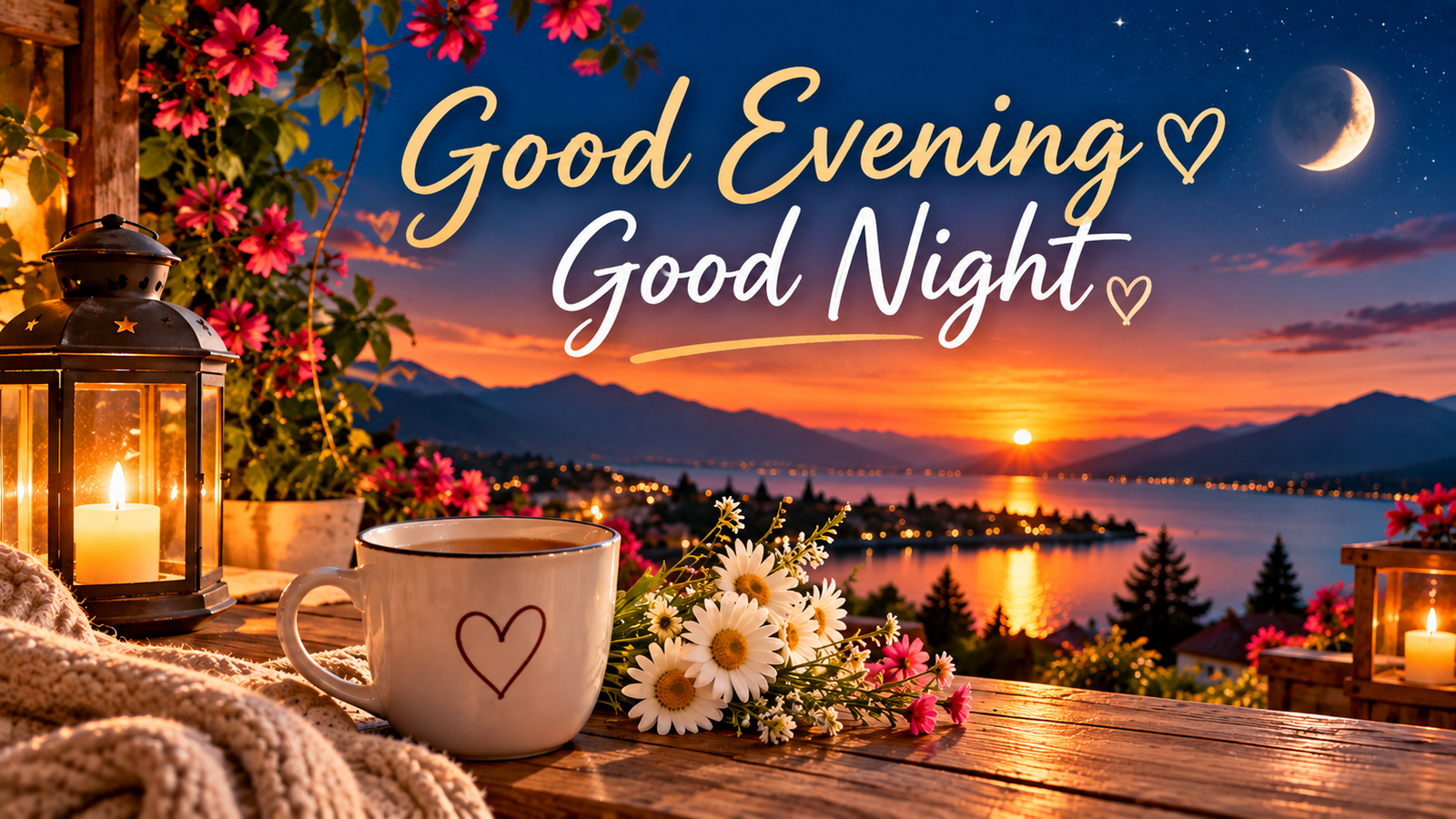 Schönen Abend Gute Nacht: Liebe Grüße für jeden Anlass